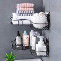 Metal Corner Rack for Bathroom & Kitchen – Space Saving Multi-Purpose Organizer