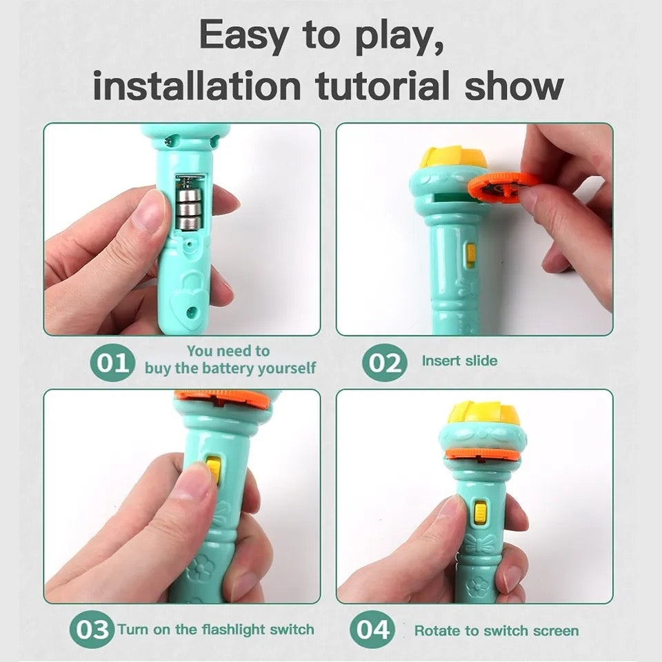 Projector Flashlight for Kids