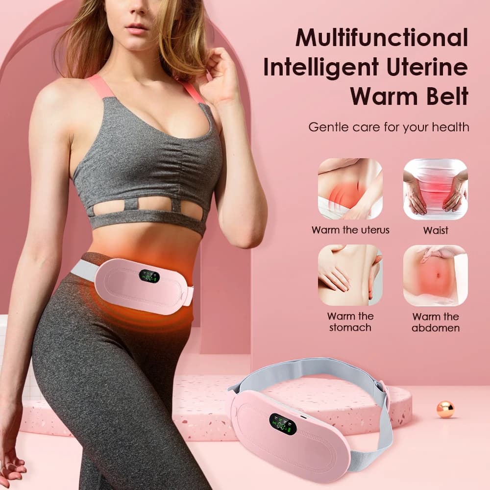 Period Heating Pad – Rechargeable Menstrual Heating Belt for Period Pain Relief | Aurexa