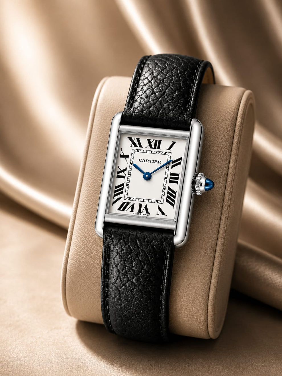 Cartier Tank Style Luxury Watch for Men – Classic Square Dial Elegant Wristwatch