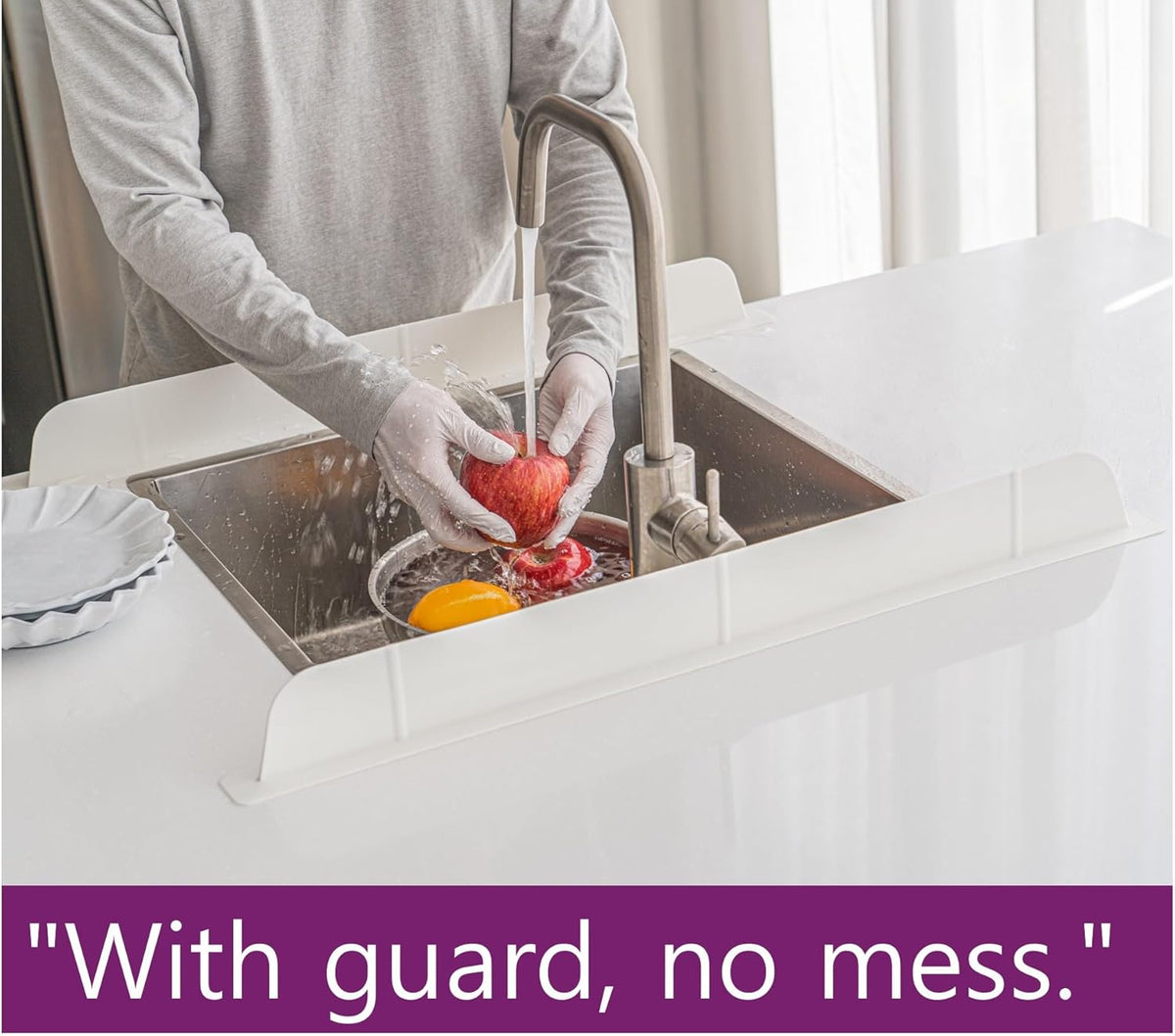 Kitchen Sink Splash Guard – Extra Wide Water Protection