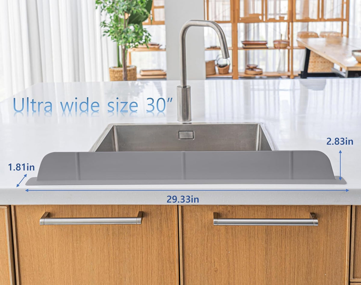Kitchen Sink Splash Guard – Extra Wide Water Protection