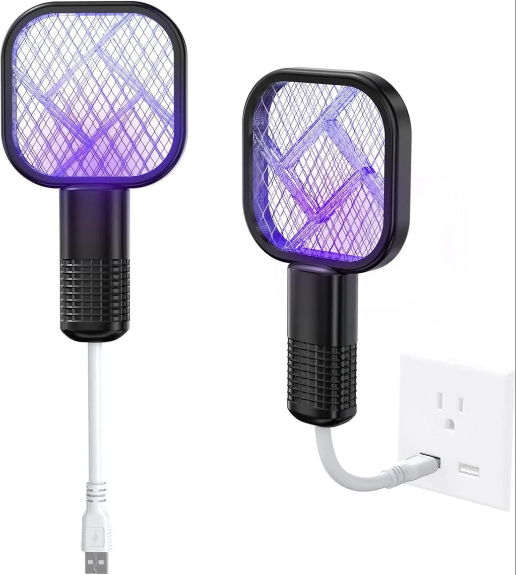 Mini USB Portable Electric Mosquito Racket – Rechargeable Mosquito Killer Swatter