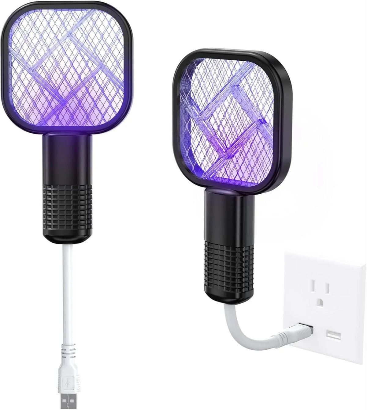 Mini USB Portable Electric Mosquito Racket – Rechargeable Mosquito Killer Swatter