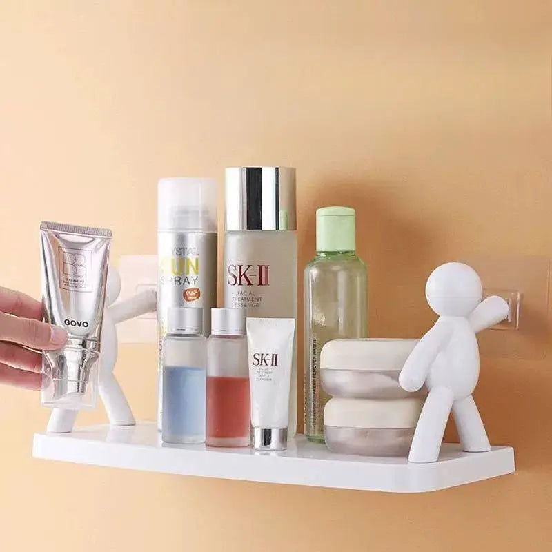 Wall Hanging Storage Character Shelf | Multi‑Purpose Holder for Kitchen, Bathroom & Home Organization