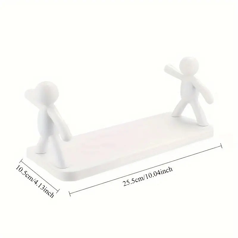 Wall Hanging Storage Character Shelf | Multi‑Purpose Holder for Kitchen, Bathroom & Home Organization