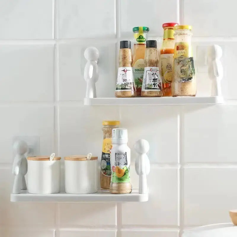 Wall Hanging Storage Character Shelf | Multi‑Purpose Holder for Kitchen, Bathroom & Home Organization